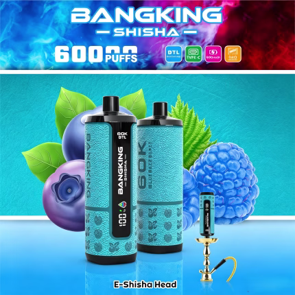 Bang King Shisha 60000 Puffs Blue Razz Blast