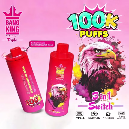 Bang King Triple 100000 Puffs 3 in 1 triple flavor vape
