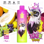 Bang King Triple 100000 Puffs Pineapple Cocount Strawberry Banana Blue Razz