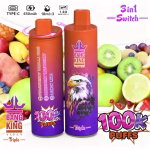 Bang King Triple 100000 Puffs Strawberry Vanilla Coke Blueberry Raspberry Lemon Lime