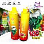 Bang King Triple 100000 Puffs Watermelon Ice Red Bull Strawberry Kiwi