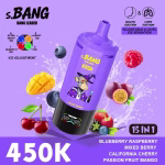 Bang Leader 450K Puffs Blueberry Raspberry Mixed Berry California Cherry Passion Fruit Mango