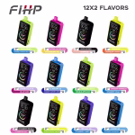 FIHP 36000 Puffs available in 12 dual flavor sets