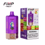 FIHP 6 IN 1 120K Lemon Peach Strawberry Banana Double Apple Raspberry Watermelon Sour Mango Pineapple Tropical Fruit flavor set
