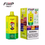 FIHP 6 IN 1 120K Peach Ice Rainbow Candy Cherry Cola Ice Love 666 Mango Ice Blueberry Cotton Candy flavor set