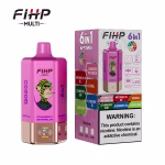 FIHP 6 IN 1 120K Strawberry Watermelon Watermelon Ice Red Bull Strawberry Kiwi Blueberry Ice Lemon Lime flavor set