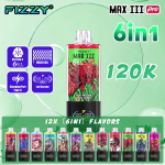 Fizzy MAX III PRO 120K available in 12 three flavor sets