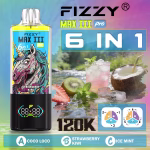 Fizzy MAX III PRO Coco Loco Strawberry Kiwi Ice Mint flavor set