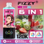 Fizzy MAX III PRO Love 66 Red Bull Watermelon Strawberry Raspberry flavor set