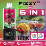Fizzy MAX III PRO Strawberry Raspberry Mango Peach Blueberry Watermelon flavor set