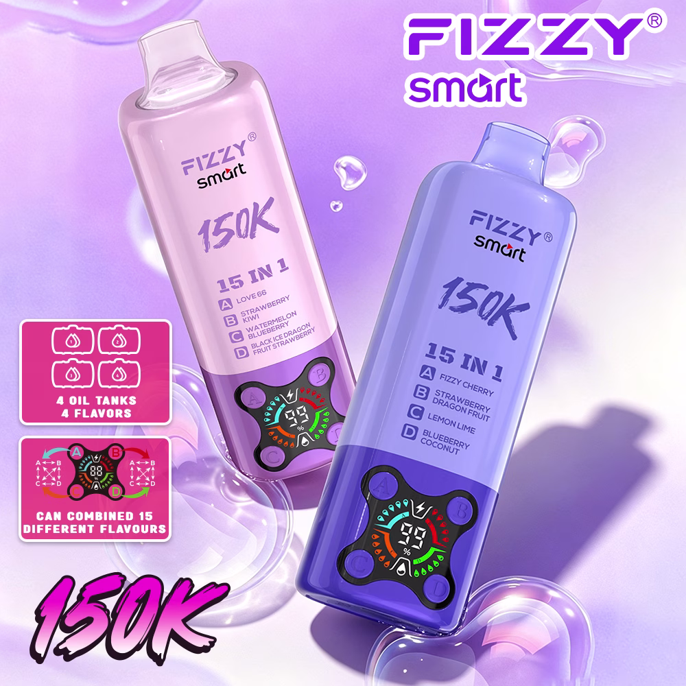 Fizzy SMART 150K Puffs 15 in 1 flavor vape Fizzy SMART 150K Puffs 15 in 1 flavor vape