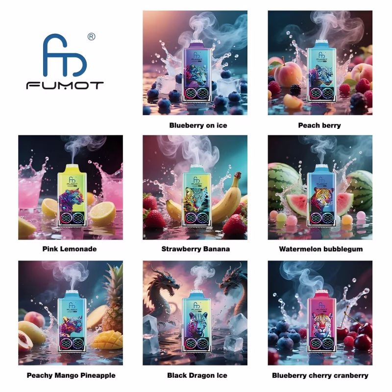 Fumot Leopard 40000 Puffs available in 8 flavor options