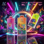 Fumot Leopard 40000 Puffs vape with smart display and Dual Mesh