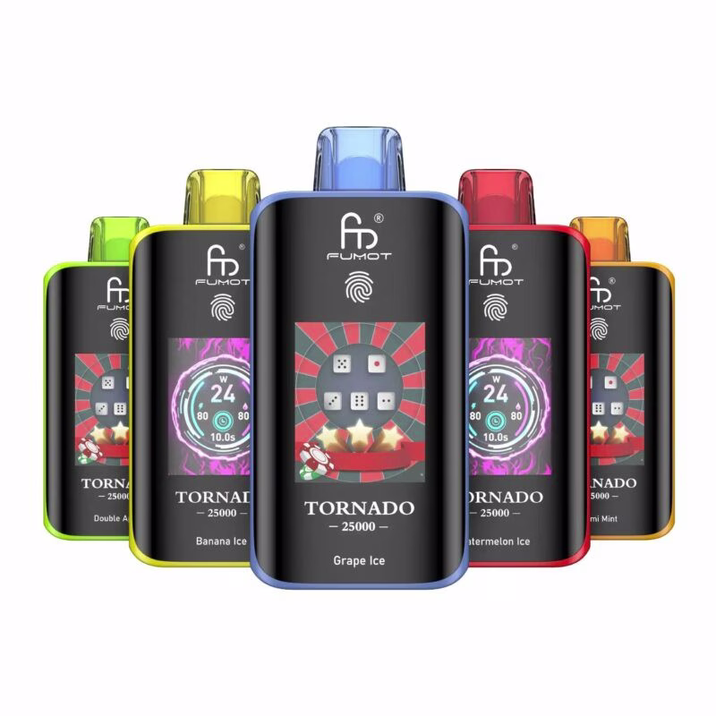 Fumot Tornado 25000 Puffs rechargeable vape front view