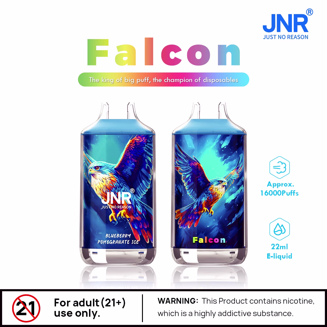 JNR Falcon 16000 Puffs vape with crystal craft design JNR Falcon 16000 Puffs vape with crystal craft design