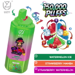 UZY 6 IN 1 150000 Puffs Watermelon Ice Strawberry Mamba Strawberry Watermelon