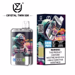 UZY CRYTSAL TWIN 50000 PUFFS Blueberry On Ice Summer Peach Ice