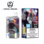 UZY CRYTSAL TWIN 50000 PUFFS Kiwi Passion Fruit Guava Blueberry Raspberry