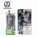 UZY Crystal 4 in 1 100000 Puffs Blueberry Ice Mango Peach Apricot Kiwi Passion Fruit Guava White Peach Razz