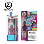 UZY Crystal 4 in 1 100000 Puffs Strawberry Ice Gummy Bear Watermelon Dragon Fruit Blueberry Kiwi