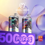 UZY Crystal Twin 50000 Puffs dual flavor crystal vape