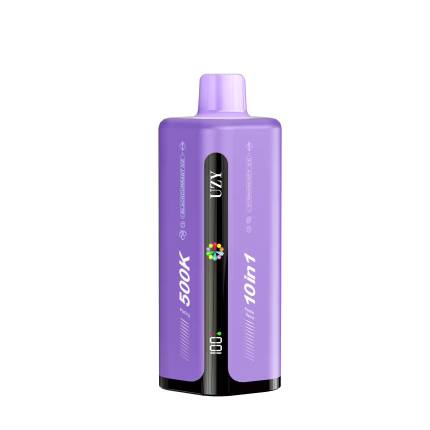 UZY PENTA FLAVOR 10 IN 1 500K Strawberry Watermelon Cool Mint Blue Razz Ice Blackcurrant Ice Strawberry Ice