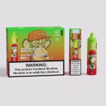 UZY TORNADO 20000 PUFFS Strawberry Kiwi