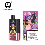 UZY Triple Flavor 60000 Puffs Kiwi Passion Fruit Guava Blueberry Ice Peach Mango