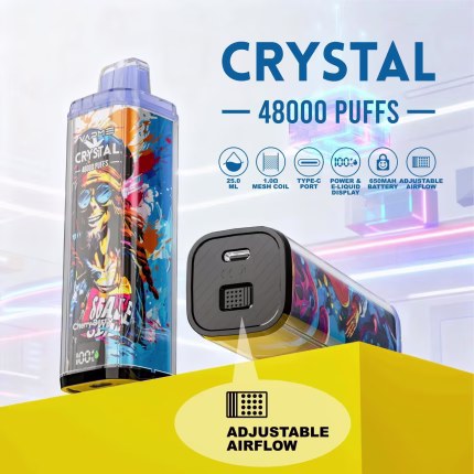 VAPME Crystal 48K LED battery and e liquid display