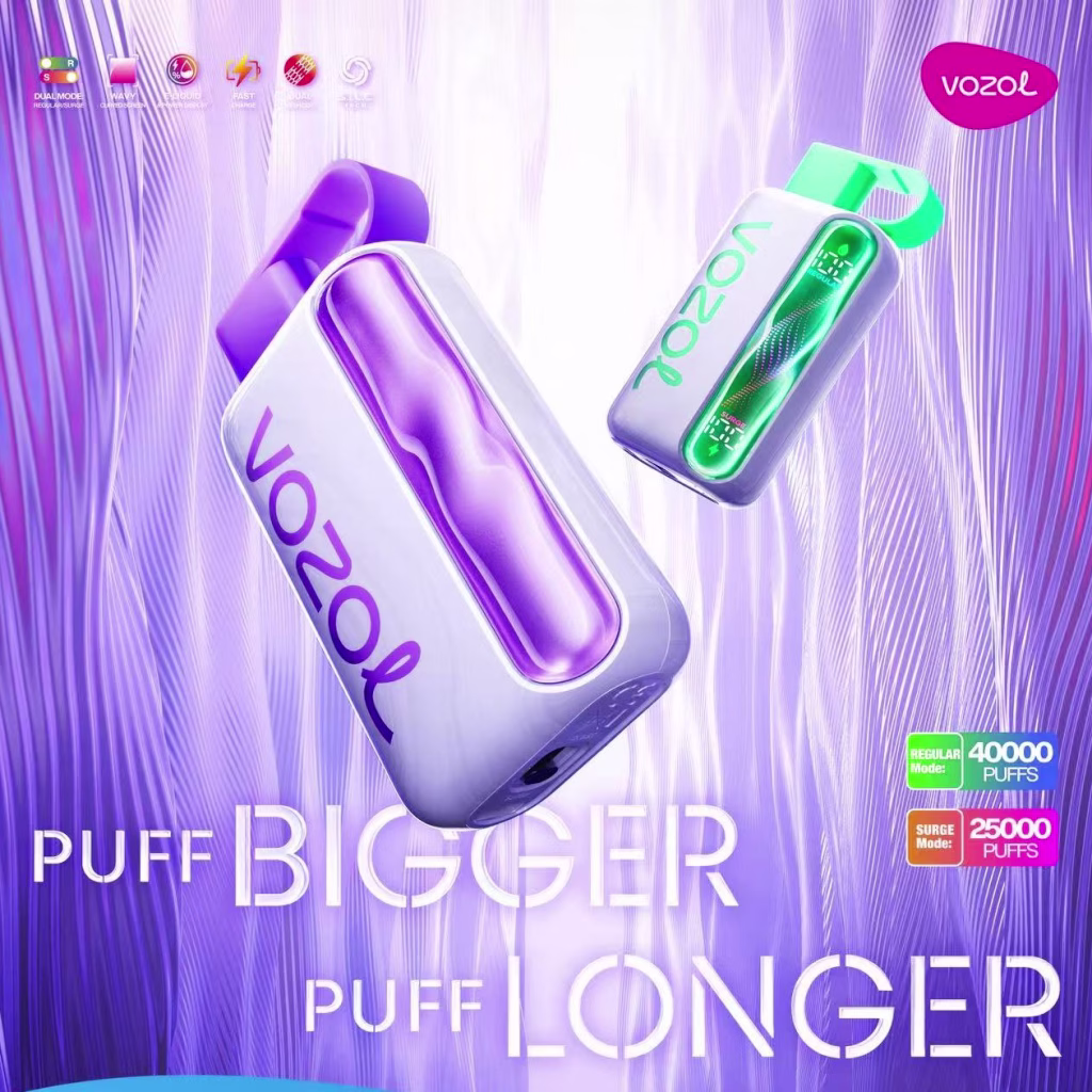 VOZOL STAR 40000 Puffs vape with OLED display