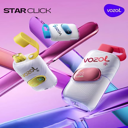 VOZOL STAR CLICK 50000 Puffs vape with smart status screen