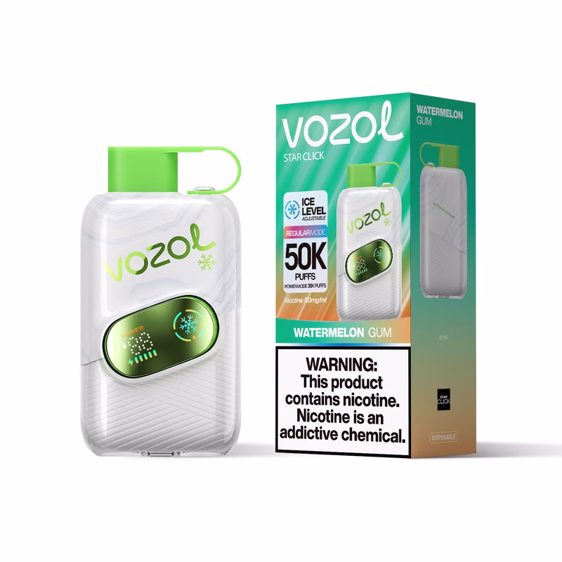 VOZOL STAR CLICK 50000 Puffs – Watermelon Gum flavor