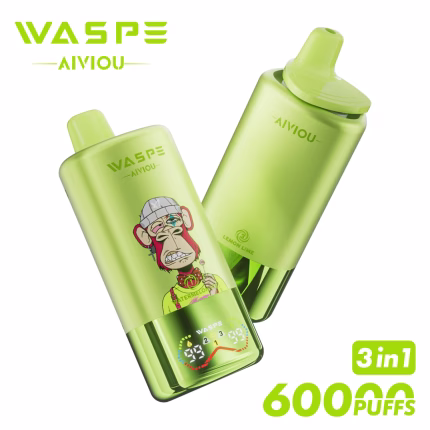 WASPE 3 in 1 60000 Puffs Watermelon Ice Strawberry Kiwi Lemon Lime
