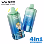 WASPE 4 in 1 100000 PUFFS Blueberry Ice Black Knight Strawberry Ice Strawberry Watermelon