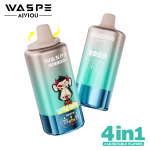 WASPE 4 in 1 100000 PUFFS Juicy Peach Ice Tropical Fruit Fruit Blast Peach Berry