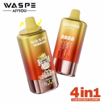 WASPE 4 in 1 100000 PUFFS Strawberry Red Bull Strawberry Watermelon Bubblegum Red Bull Ice Cherry Cola Ice