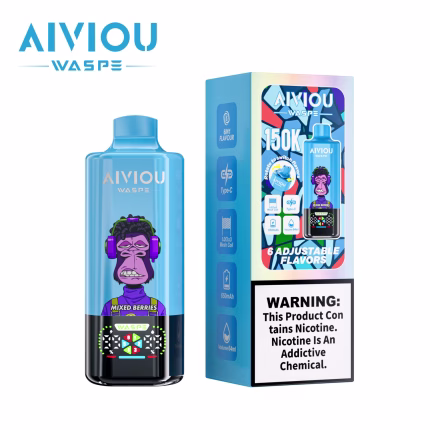 WASPE Aiviou 150K Puffs Mixed Berries Black Dragon Ice Strawberry Cherry Cola