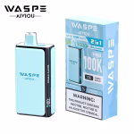 WASPE Double Flavor 100K PUFF Pro Blueberry Ice Raspberry Watermelon