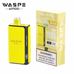 WASPE Double Flavor 100K PUFF Pro Lemon Lime Strawberry Vanilla Cola